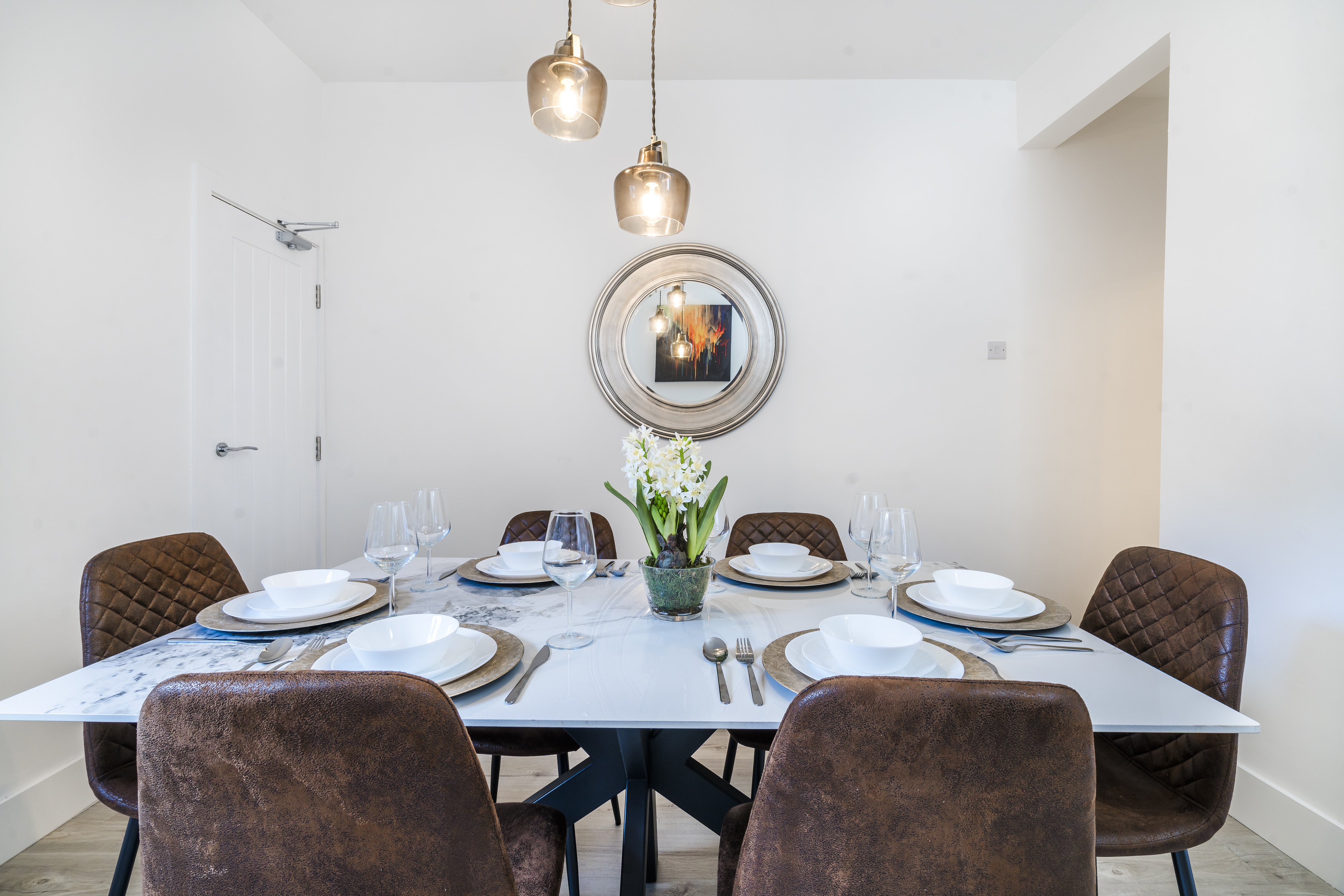 The Weaver kitchen worktops and appliances - serviced accommodation Newcastle-under-Lyme